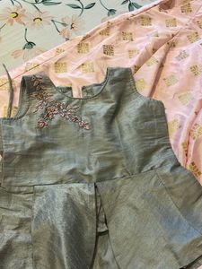 Pink &amp; Gold Palazzo Pants