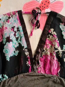 Floral Kimono Top