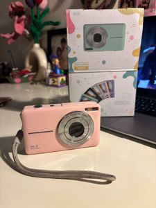 Pink Digital Camera 44.0 MP