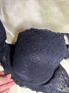 Elegant Black Lace Bra