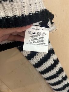 Striped Cropped Sweater