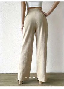 Savana - High-Waisted Wide-Leg Linen Pants
