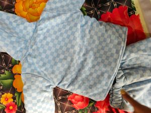 Baby Blue Checkered Loungewear Set
