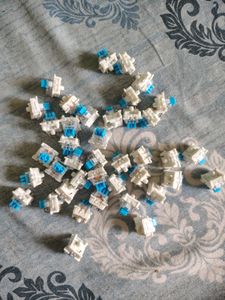 Blue Mechanical Keyboard Switches - 3 Pin socket