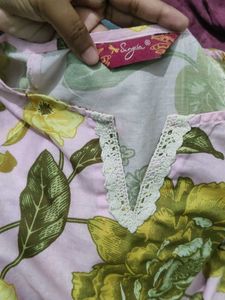 Beautiful Floral Kurta Set