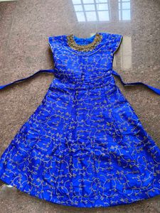 Beautiful Full  Embroidery work Girls Dress