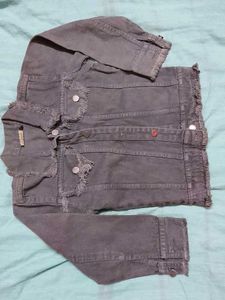 Grey denim jacket
