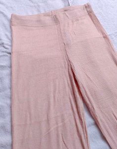 Pink Straight fit trousers