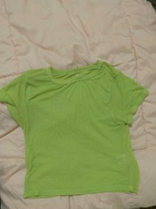 Lime Green Basic T-Shirt