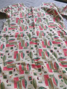 Floral Print Kurta