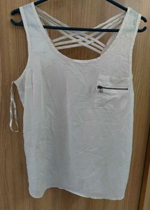 🌸 Papaya Strappy Back Rayon Tank Top