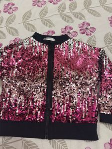 Sparkling Sequin Bomber Jacket