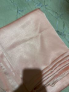 Elegant Peach Silk Saree