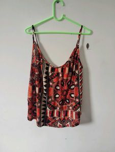 Boho Print Spaghetti Strap Tank Top
