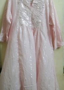 Pink Kurta with Sequins (unused)