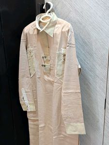 Men's Beige Ethnic Kurta