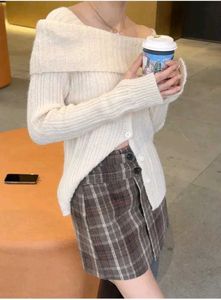 Off-Shoulder Knit Dress