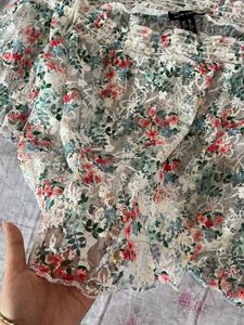 Floral Off-Shoulder Lace Top