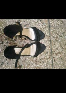 Velvet heels