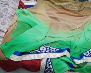 Elegant Embroidered Saree