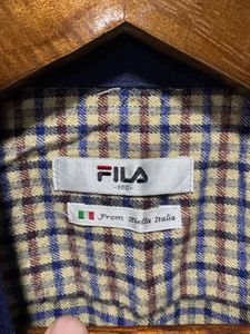 Fila Regular Fit Checkered Flannel Shirt