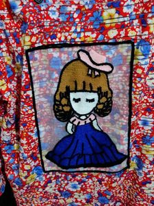 Cute Cartoon Print Top