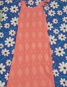 Beautiful Peach Ethnic Gown