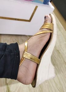 Women Golden Heels