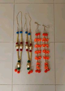Unused Four Pieces Decorative Haar/Mala /Necklace