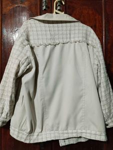 Tweed Stylish Distressed  Jacket