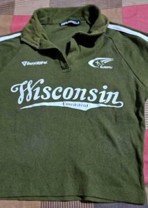 Green Wisconsin Polo T-Shirt