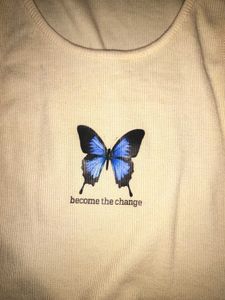 Cute Butterfly Graphic Tank Top