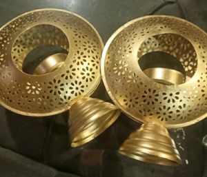 Mariya Handcrafted Hurricane Metal Tealight Candle