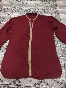 Elegant Maroon Kurta