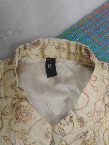 Embroidered kids sherwani