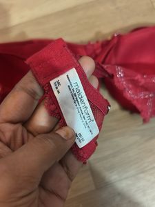 Red Lace Bra