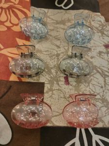 Lot of 6 Hair Claw Clips