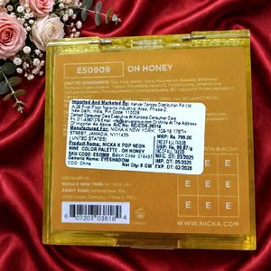 NK Makeup Oh Honey Eyeshadow Palette