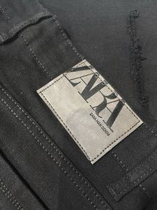 ZARA MENS BLACK SKINNY HIGH WAISTJEANS