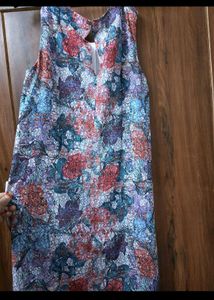Boho Floral Sleeveless Dress