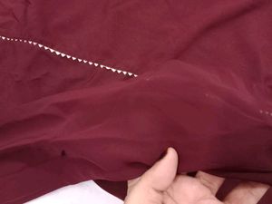 Maroon Embroidered Salwar Kameez