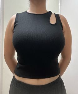 Ribbed Cutout Tank Tops (Set of 2)