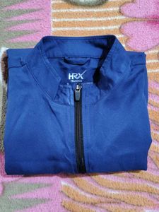 Men's Blue Zip-Up Jacket