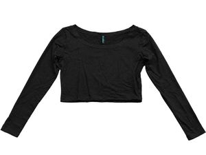Black Cation Cropped Top