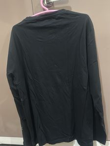 Moda Rapido Black Graphic Long Sleeve Tee