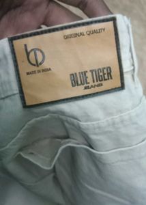 Denim Cream Baggy