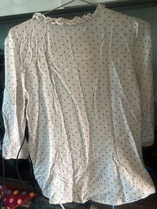 Chic Polka Dot Top