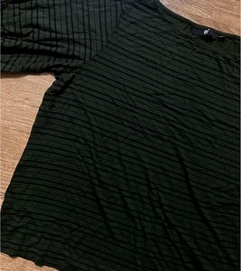 Vintage Off Shoulder Striped Party Top