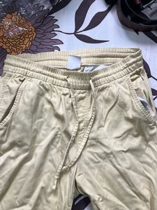 Comfortable Tan Drawstring Pants