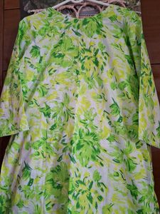 Vibrant Floral Print Kurta